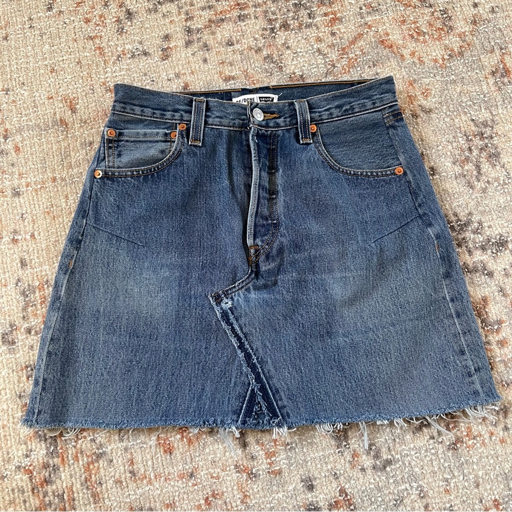 RE/DONE Levis 90s Mini Skirt